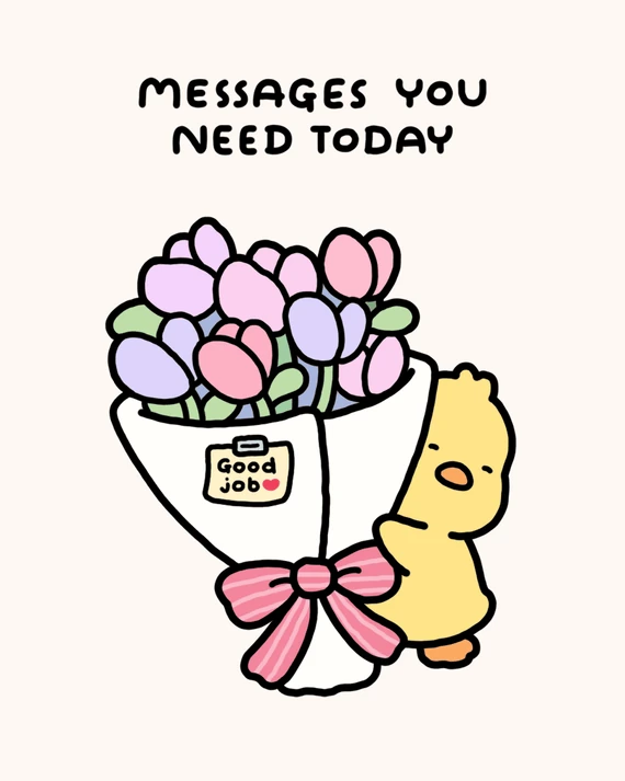 An encouraging message coloring page